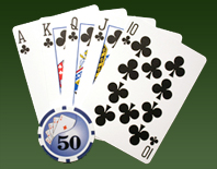poker cards in great poker hand