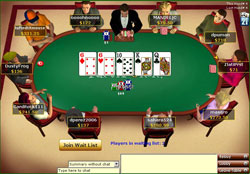 online poker table